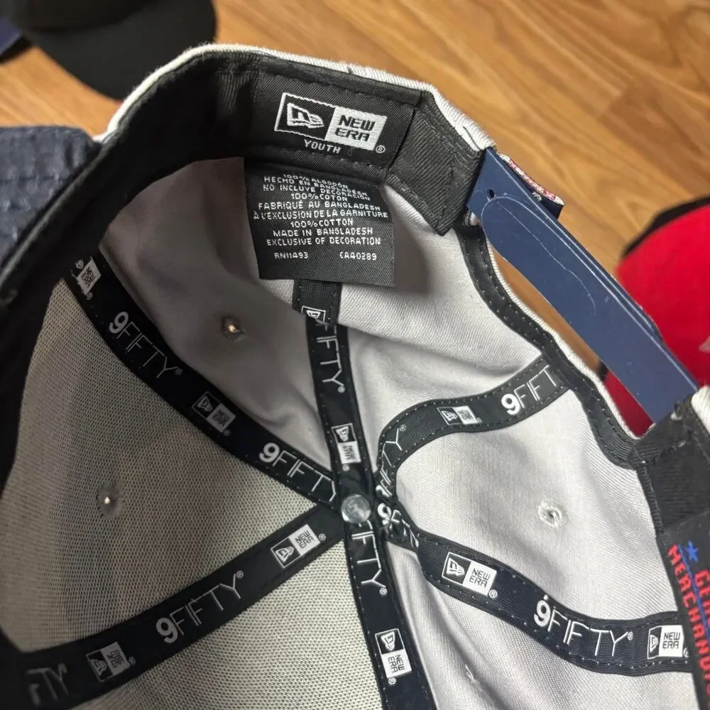 New-era White and Grey Hat
